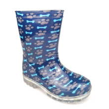 Hot sale fashion new transparent waterproof pvc rain boots